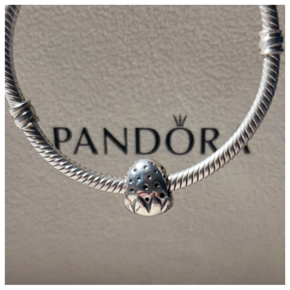 Retired PANDORA Strawberry Charm | S925 ALE #790112 - Picture 4 of 5